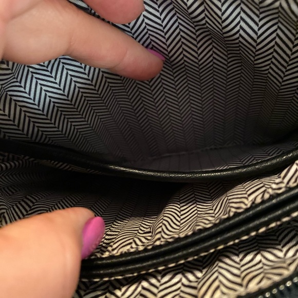 Leather crossword bag - Picture 6 of 6